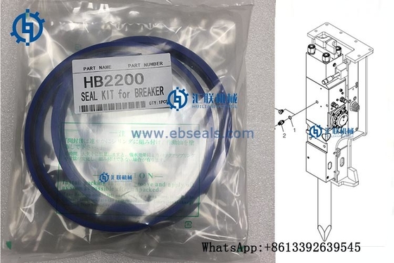 طقم ختم الكسارة الهيدروليكية عالية الكفاءة HB2200 عزل كهربائي جيد