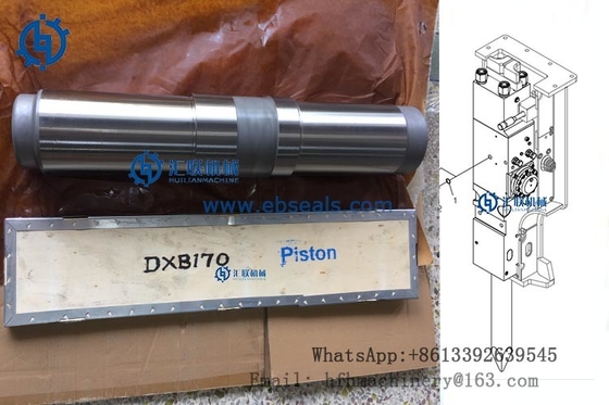 قطع غيار الكسارة الهيدروليكية Doosan DXB170 Breaker Piston Long Service Life